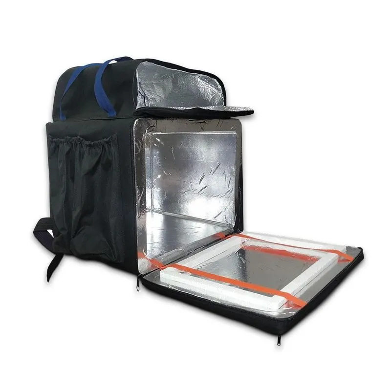 Mochila Bolsa Motoboy Bag Com Isopor 45 Litros Laminado