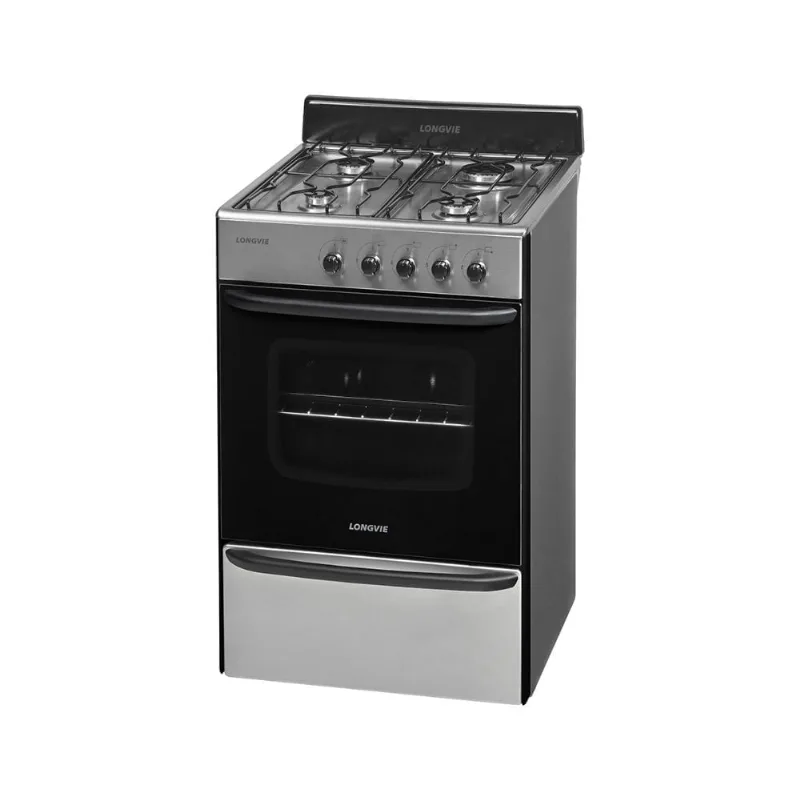 Cocina A Gas Longvie 12231x 70l 4 Hornallas Cajón Parrilla