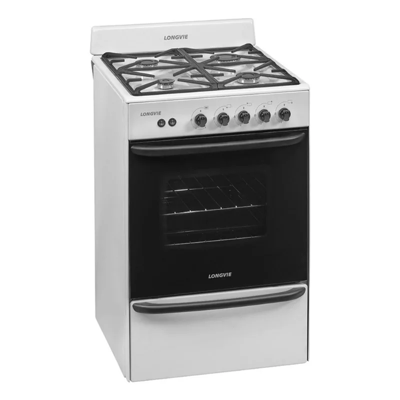 Cocina A Gas Longvie 13331bf 56cm Blanca