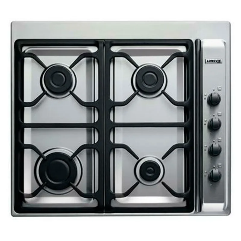 Anafe Longvie A Gas 4 Hornallas Acero Inox. A6600Xf
