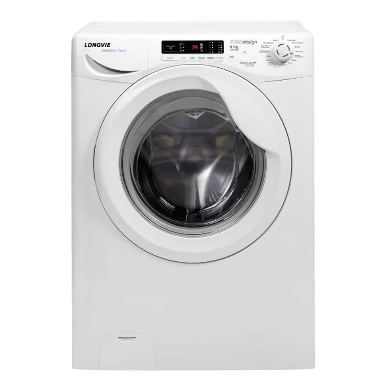 Lavasecarropas Longvie E LS-18012P ELECT.PLATA 8 KG.1200RPM