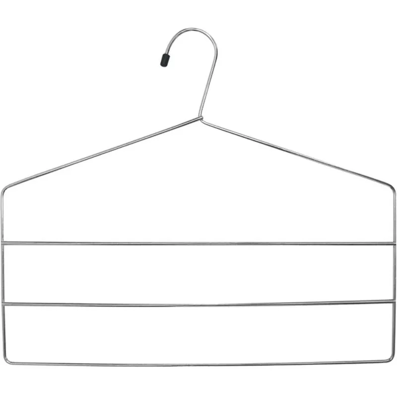 10 Cabides para Roupas Calceiros Cabide Calça Triplo Cromado