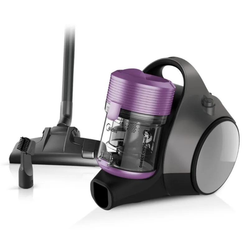 Aspiradora sin bolsa Midea 1400W VS-S214TAR2 plata y violeta