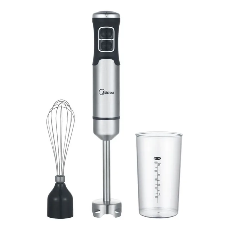 Licuadora De Mano Midea Hb-1100x2ar1 850w Inoxidable 600ml LICUADORA MANO MIDEA HB-1100X2AR1/850W/INOX