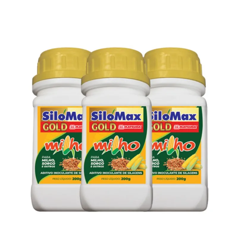 Inoculante Para Silagem De Milho Matsuda Gold- 200g (kit C/ 3 Unidades)