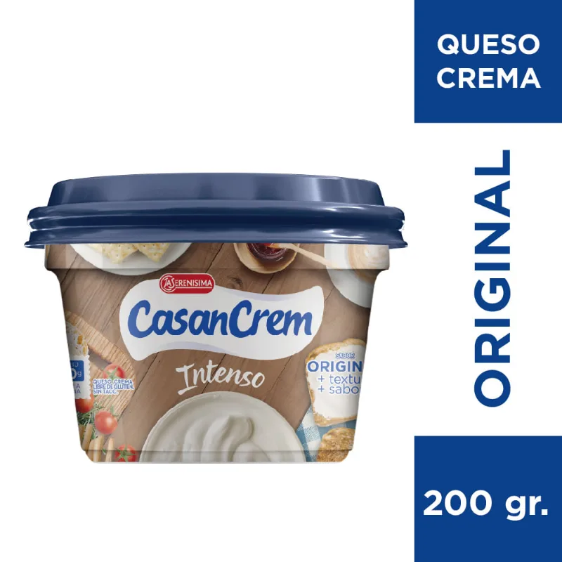 Queso Casancrem Intenso Sabor Original 200 Gr