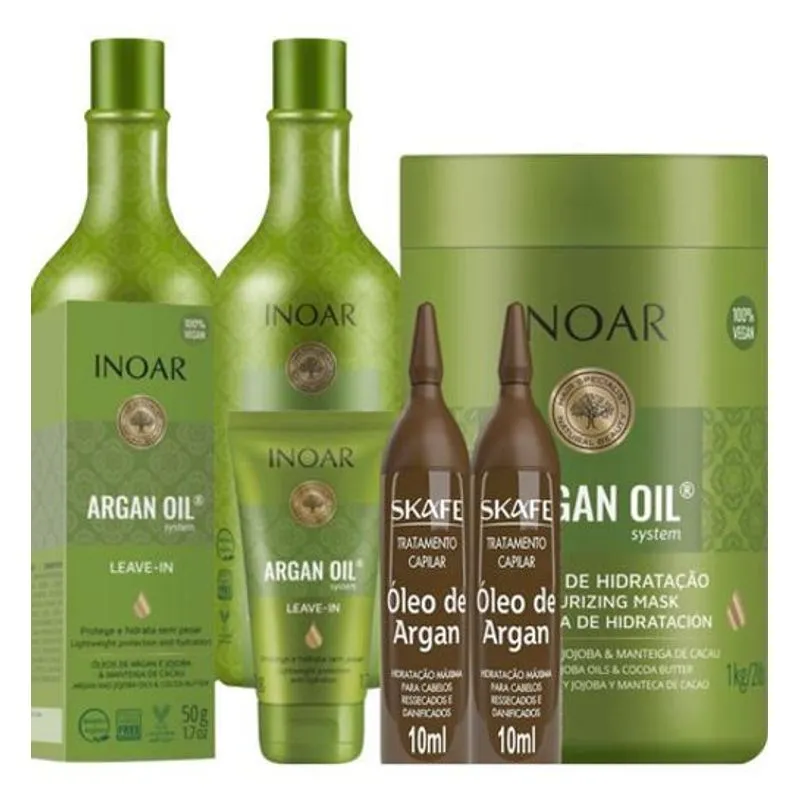 Argan Oil Inoar: Transformam Os Fios Fragilizados Ou Secos