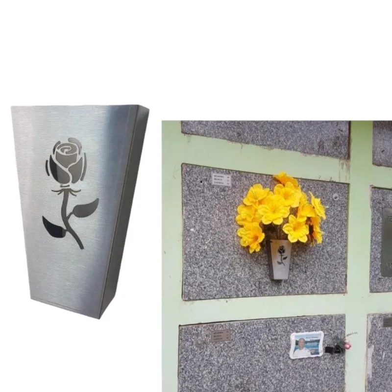 Kit 2 Suporte Floreira Decorativa Para Lápide E Túmulo
