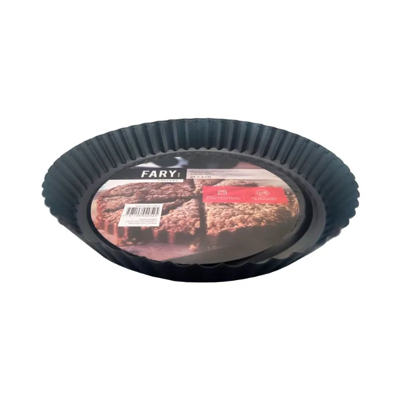 Tartera Fary Home negra 24x3 cm.