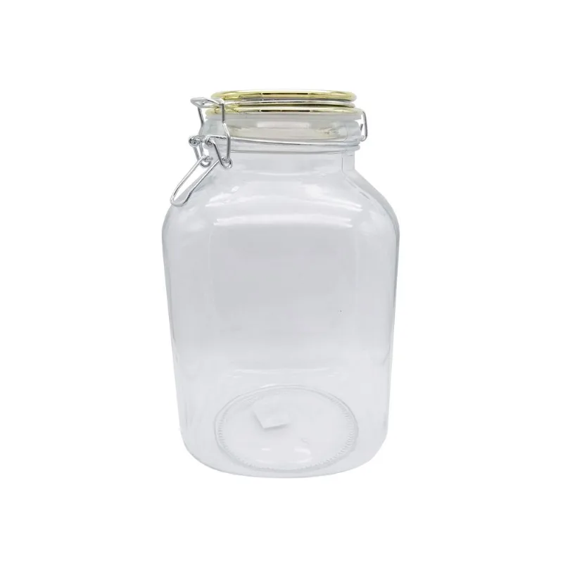 Frasco de vidrio cierre clip 2900 ml.