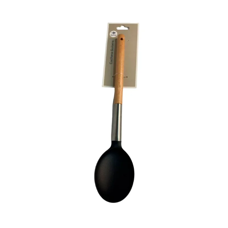 Cuchara guisera Carrefour Home mango madera