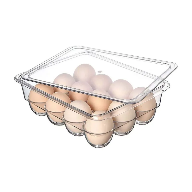 Organizador con tapa para 12 huevos g22385uc