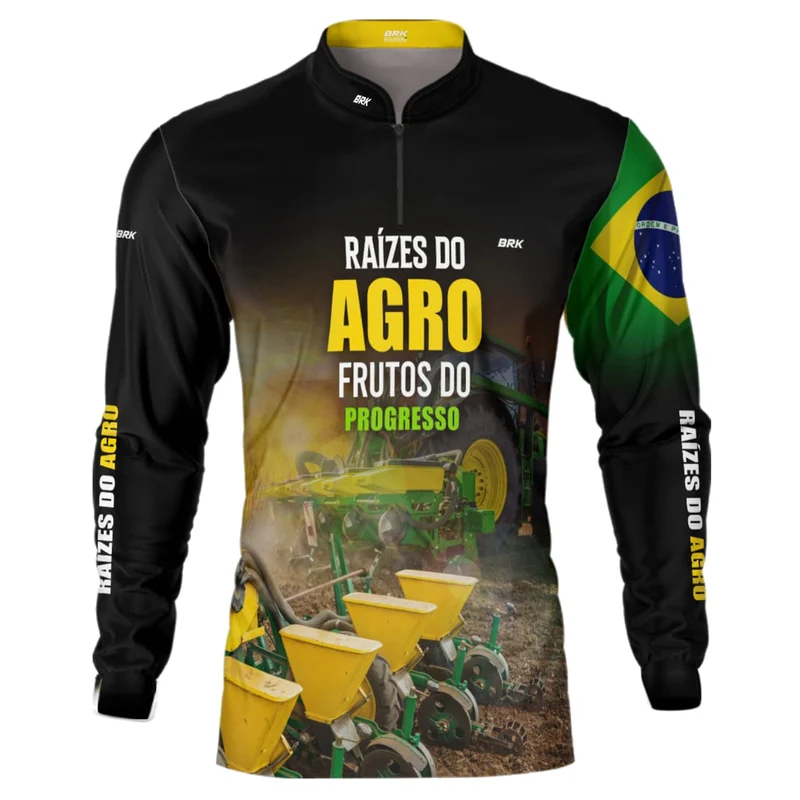 Camisa Agro Brk Raízes do Agro com Proteção Solar UV50+ PP