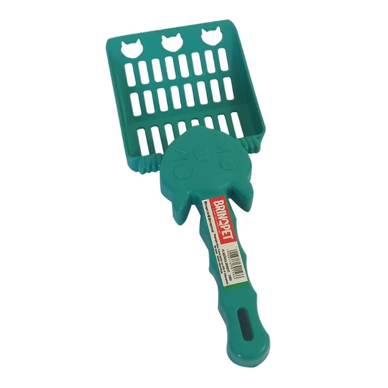 Pá Coletora Para Caixa De Areia De Gatos - Verde