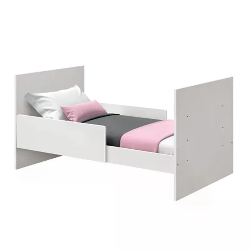 Quarto Infantil Katatau com Cômoda e Berço - Reller Móveis Branco Brilho