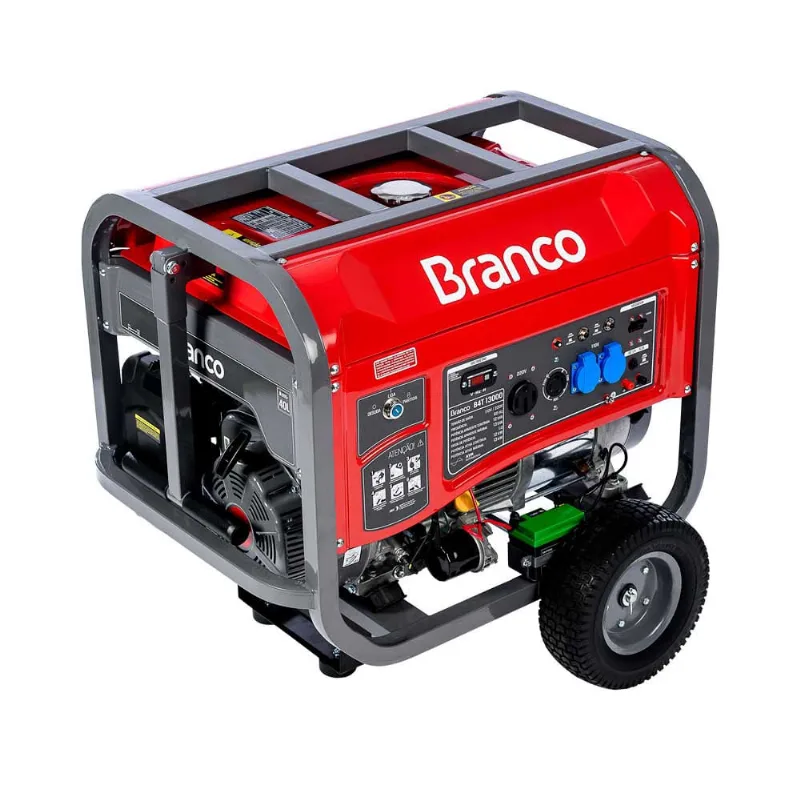 Gerador branco B4T-13000E partida elétrica