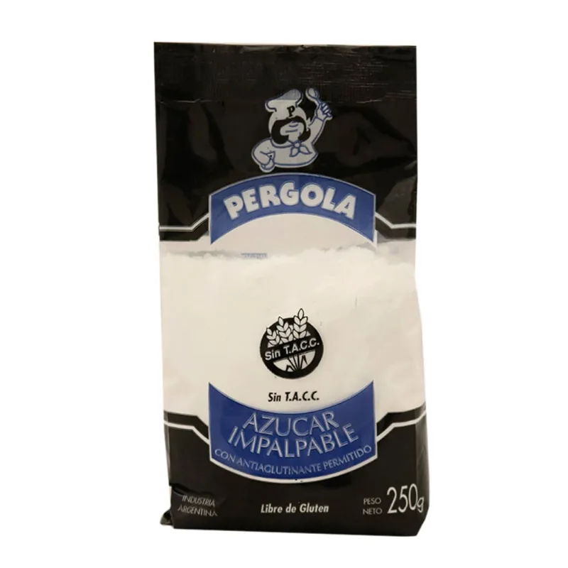 Azúcar Impalpable 250 Grs Pergola Azúcar Impalpable Sin Tacc 250 Gr Pérgola