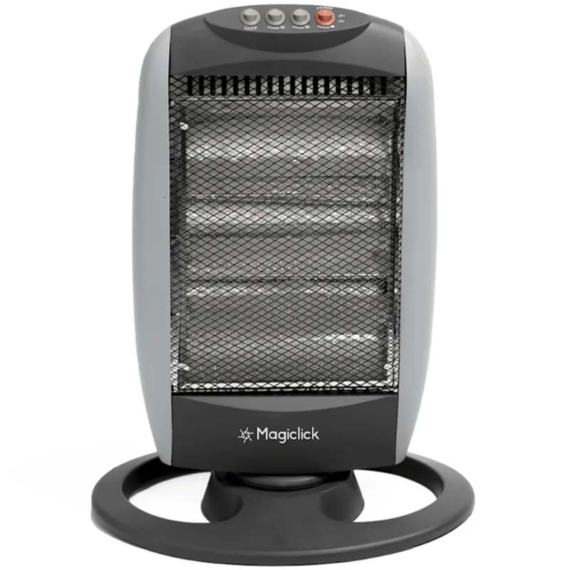 Estufa Magiclick Halógena C1003 1200W Negra/Gris