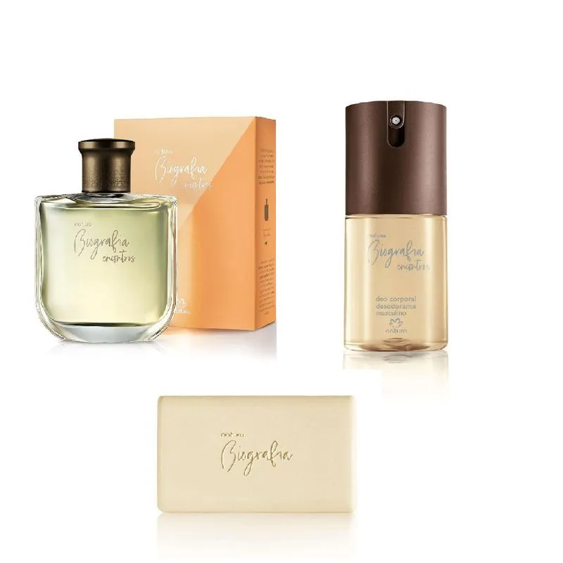 Natura Kit Biografia Encontros Colonia + Deo Corporal +
