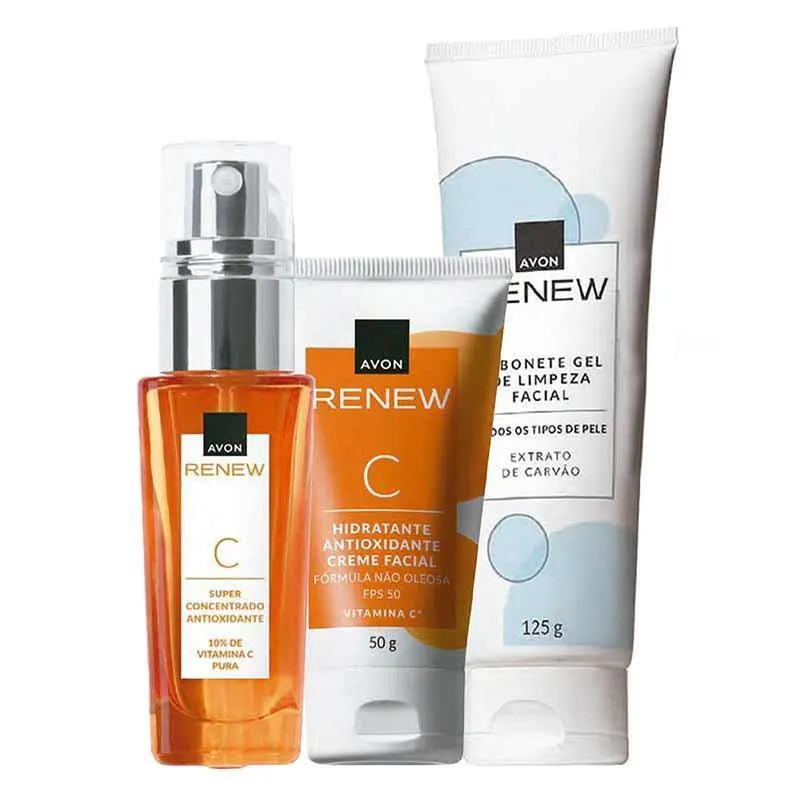 Avon Kit Renew Vitamina C Completo