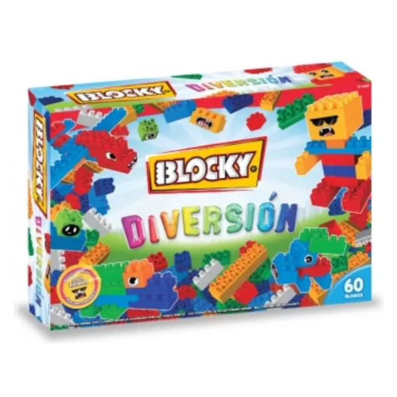 Blocky Diversión Con 60 Bloques 01-0647