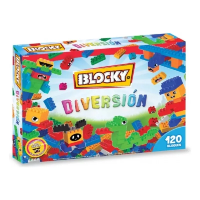 Blocky Diversión Con 120 Bloques 01-0648