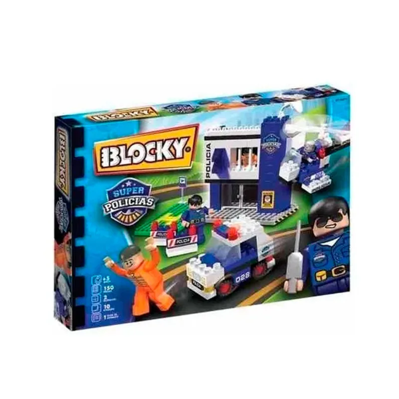 Blocky Policias Comisaria 150 Piezas