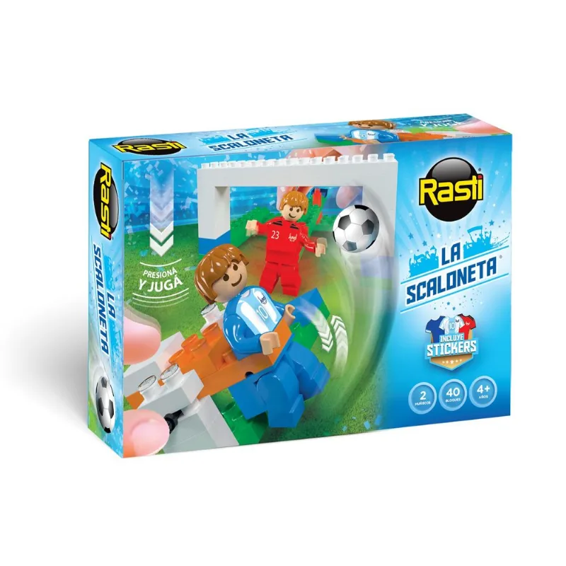 Juego de bloques la scaloneta x 40 uni con accesorios