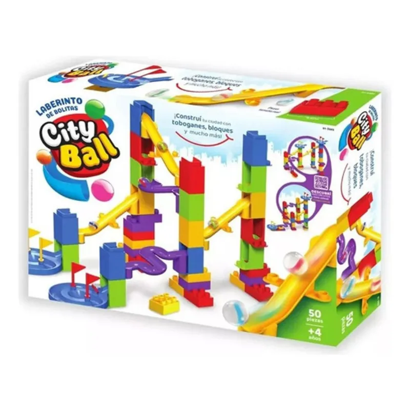 Cityball 50 Piezas Laberinto De Bolitas 01-3202