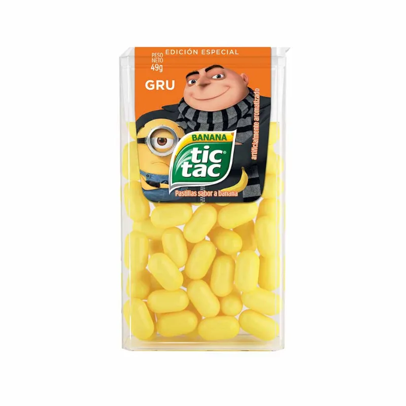 Pastillas Tic Tac-banana-cja-gr.-49
