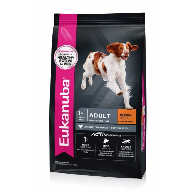 EUKANUBA MAINT PERRO ADULTO MEDIANO X 15 KG