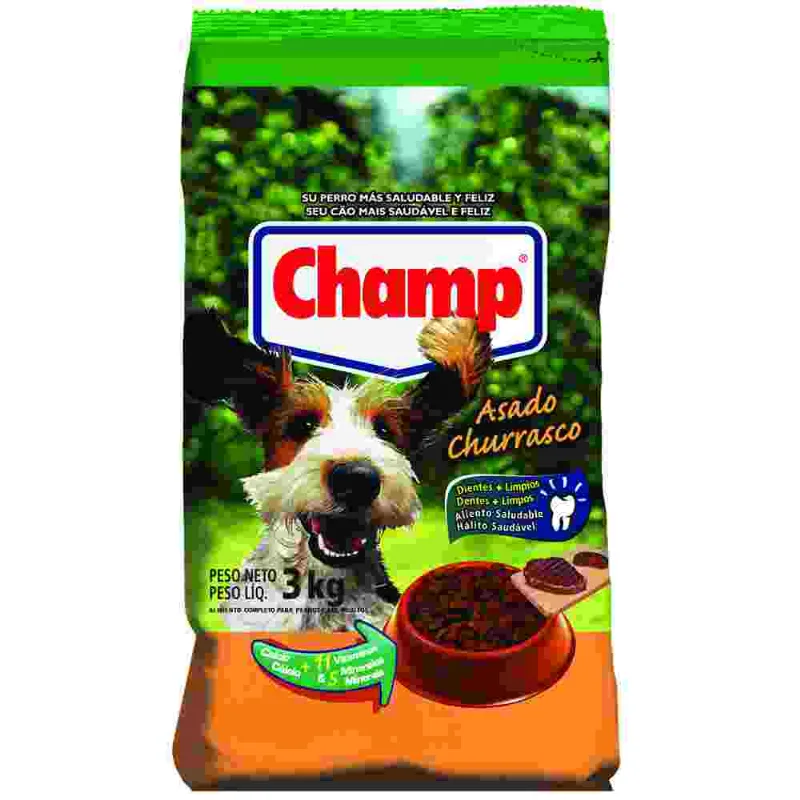 Alimento Para Perros Champ Asado 3 Kg