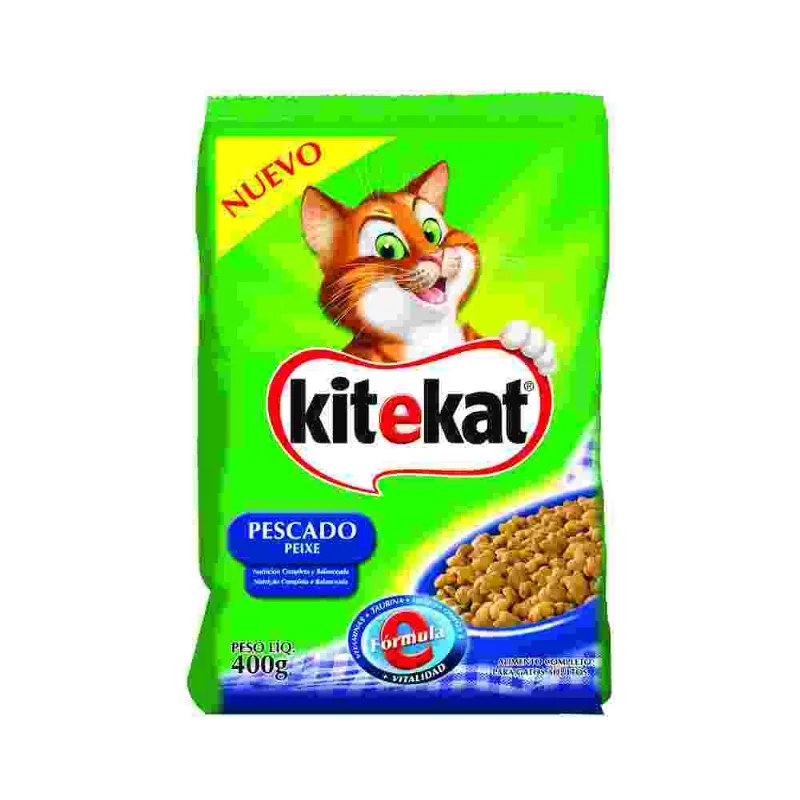 Alimento Para Gatos Kit E Kat Pescado 400 Gr