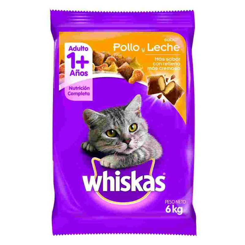 Alimento Whiskas X 6 Kg Alimento Para Gatos Whiskas 6 Kg