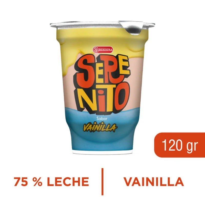 Postre vainilla Serenito pote 120 g.