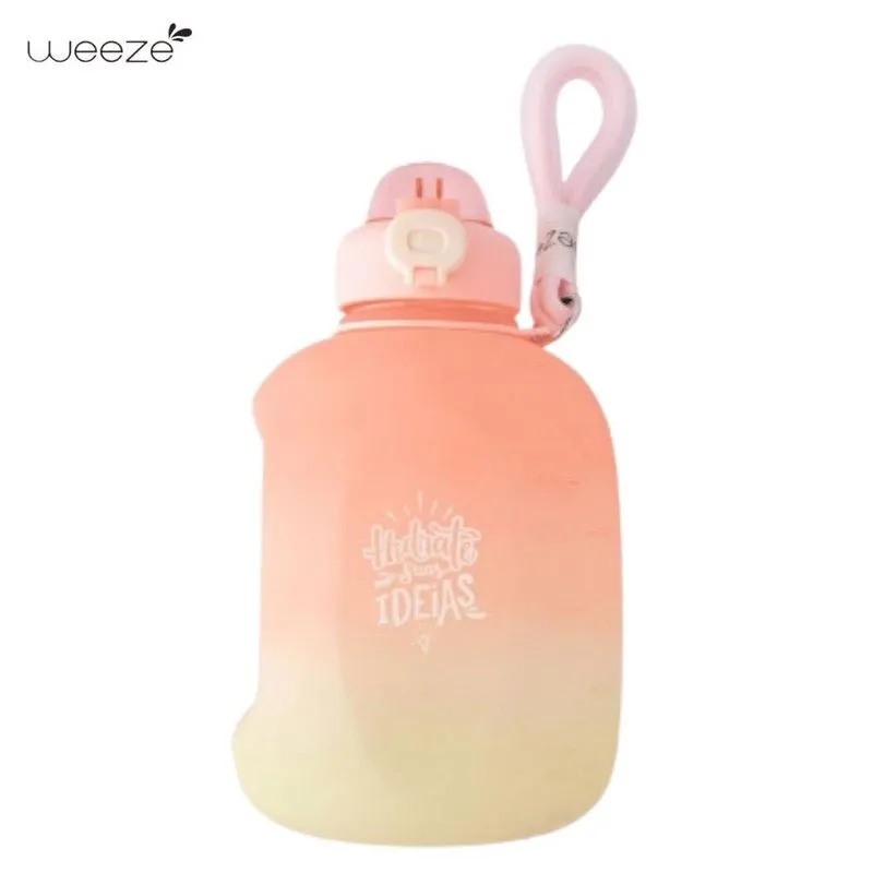 Garrafa Squeeze De Plástico 2200ml Com Pegador Antivazamento