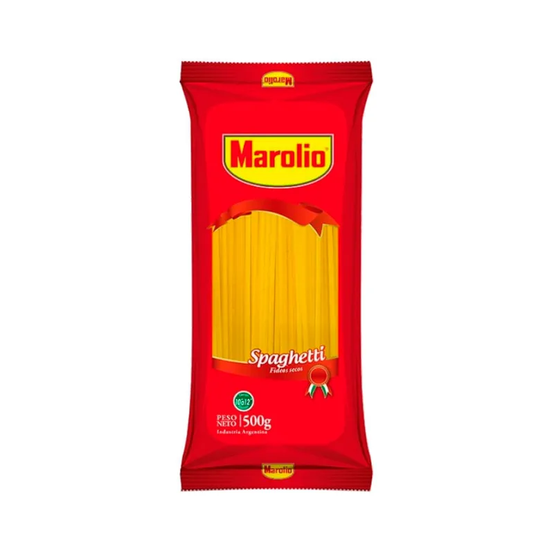 Fideos Spaghetti Marolio 500 Gr