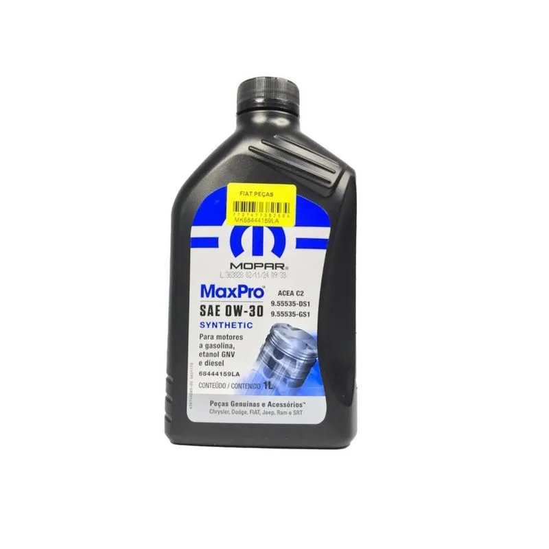 Óleo Sintético Mopar 0w30 Fiat K68444159la