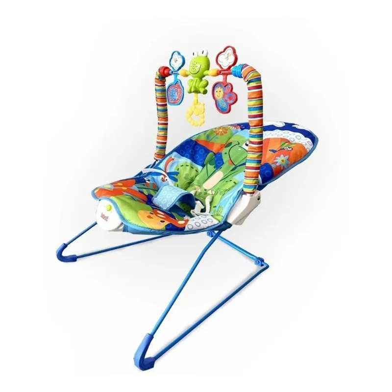 Silla Mecedora Bebe Bebesit 8203 Vibracion Musica Juguetes Azul