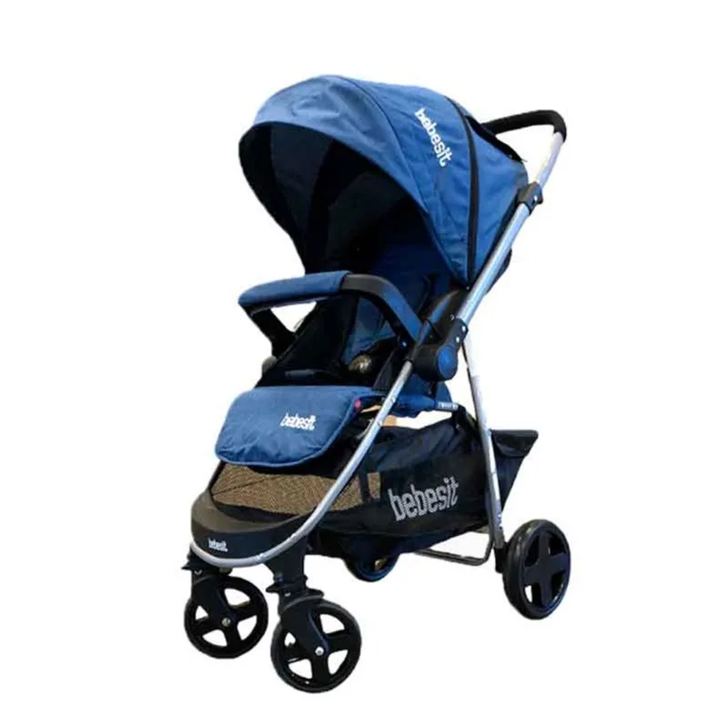Cochecito Bebesit De Paseo Rebatible Azul 1390-C