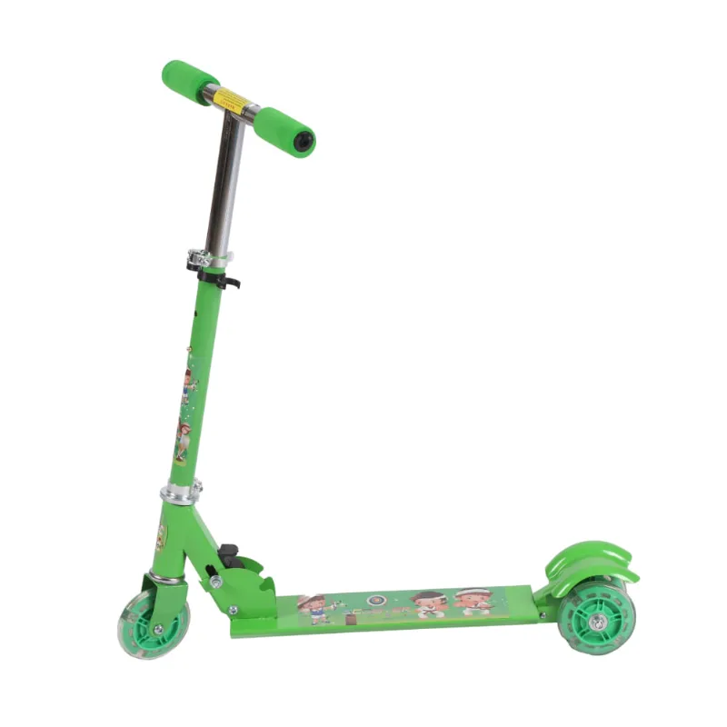 Monopatín infantil plegable Randers Kids Verde