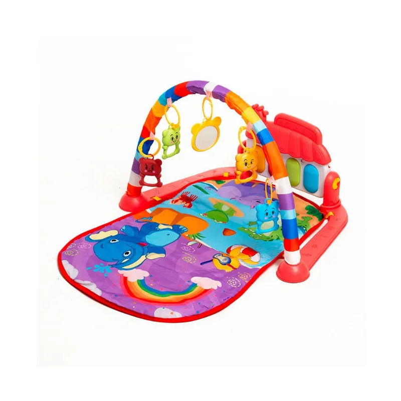Gimnasio Piano musical para bebés Arcoiris Lila