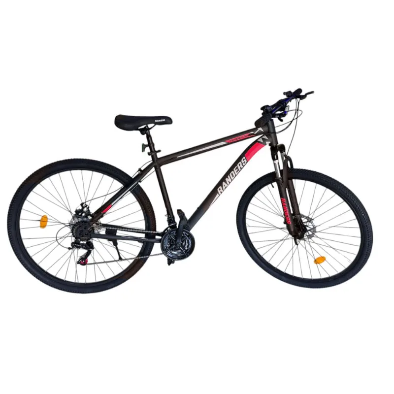 Bicicleta MTB Randers Thunder R29 21V Talle M Negro Rojo Shimano