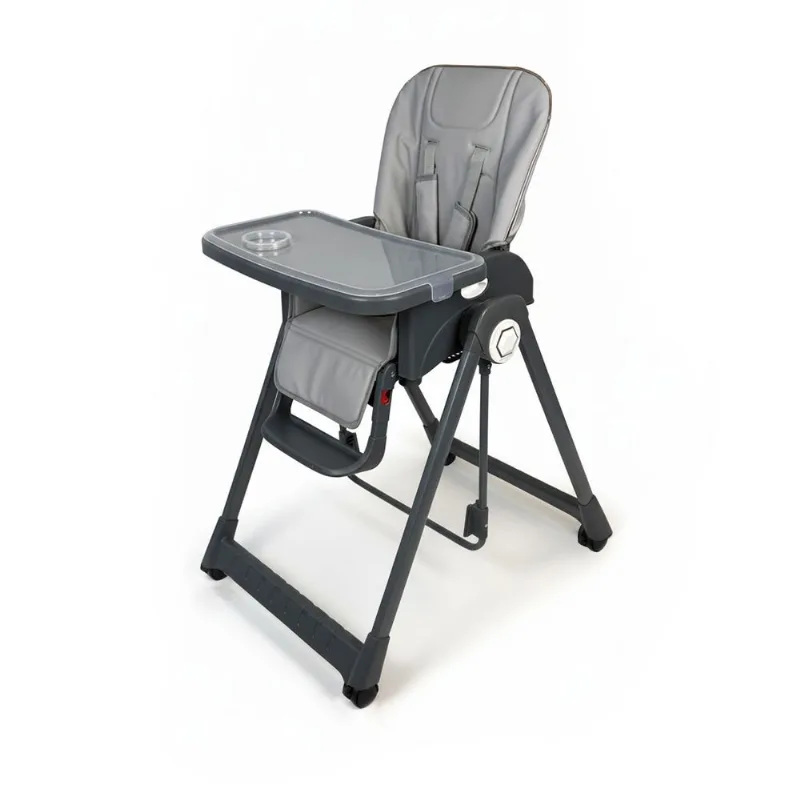Silla de Comer Hamaca Mecedora Bebesit 6690 Gris