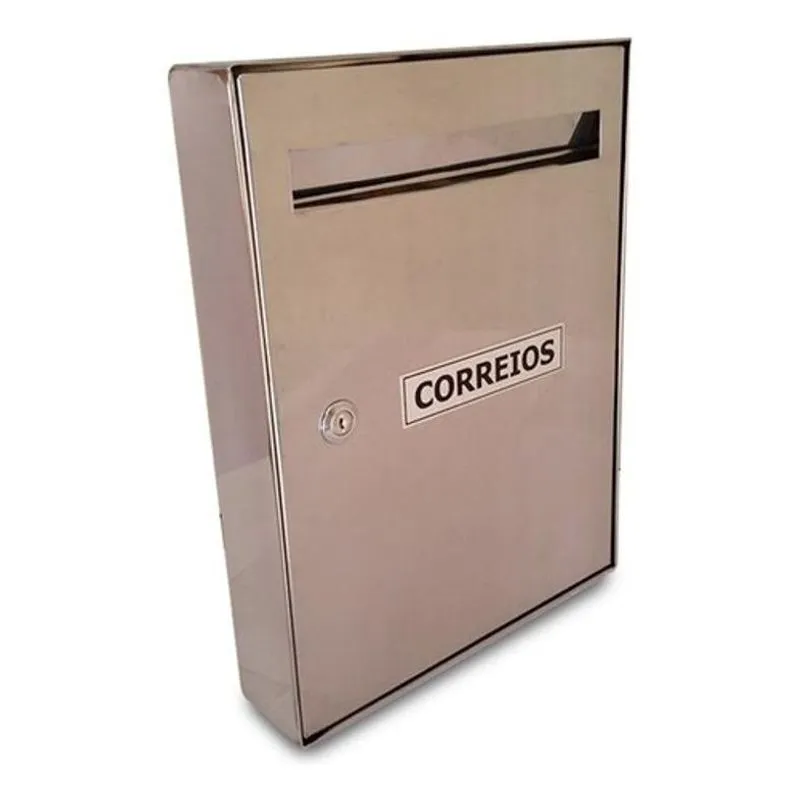 Caixa Correio Inox P/entrada De Prédio De 30cmalt X 25cmlarg