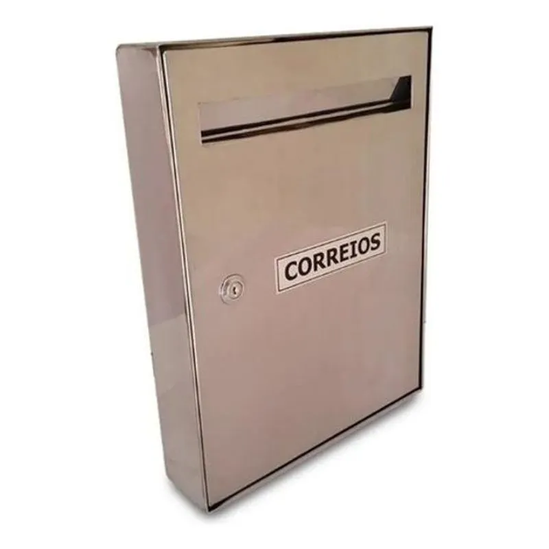 Caixa De Correio Aço Inox De Área Externa Parafusar