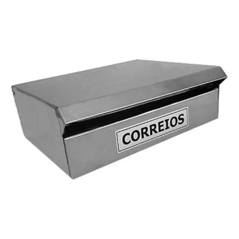 Caixa De Correio Em Aço Inox Para Embutir
