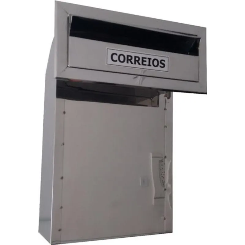 Caixa De Inox Modelo L Para Muitas Encomendas