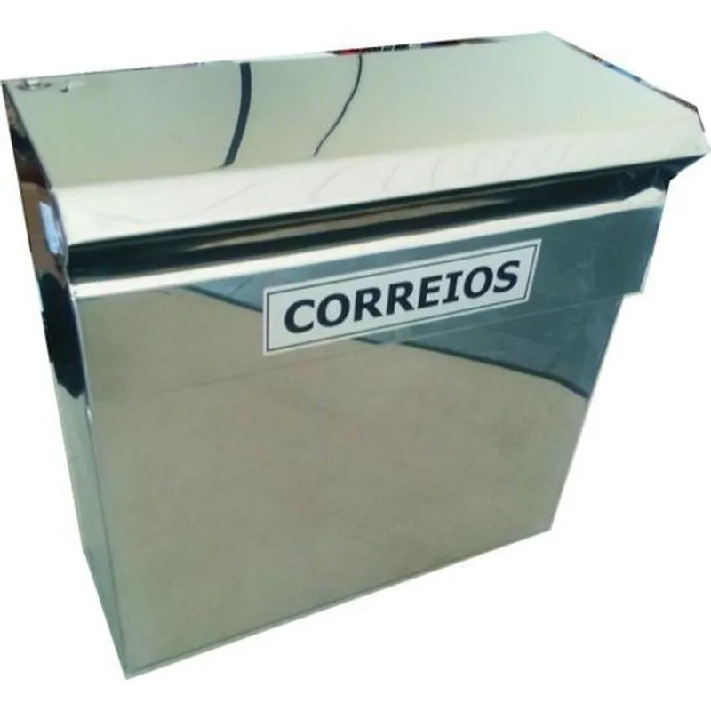 Caixa De Inox Para Grade Horizontal 40x30x15cm