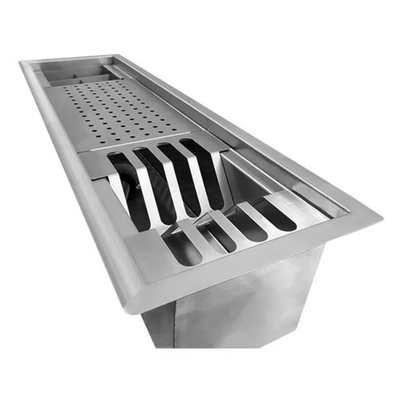 Canal Organizador Úmida Inox Escorredor De Louças 60cm